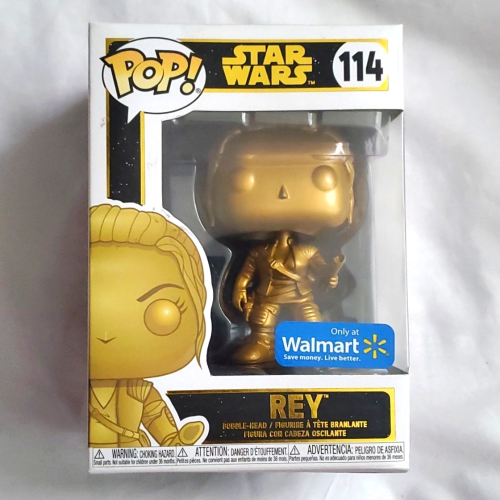 : Starwars star wars Rey  # 114   Funko Pop vinyl  figure bobble head